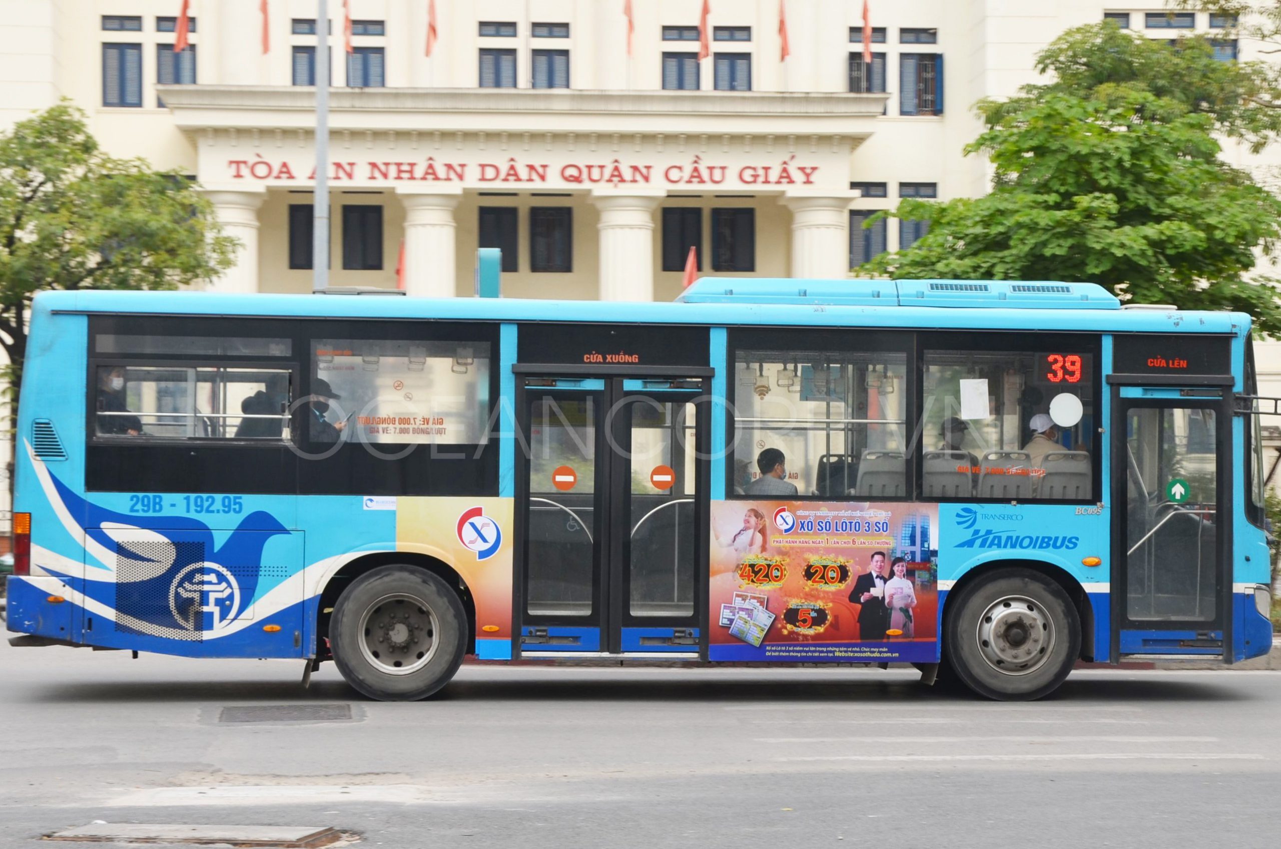 Quảng cáo xe bus Xổ số miền Bắc Quảng Cáo Xe Bus, nhà